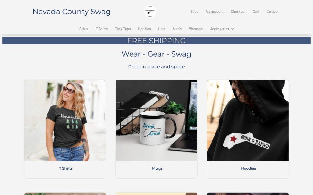 Nevada County Swag website